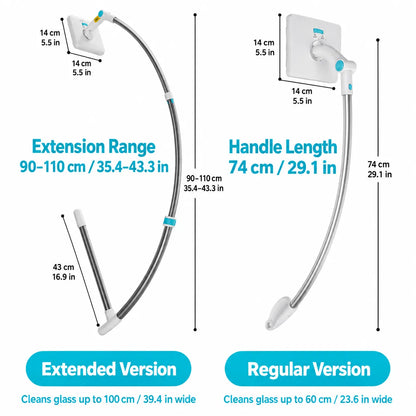 🎁High-Reach Window Cleaning Tool for High-Rise & Hard-to-Reach Windows