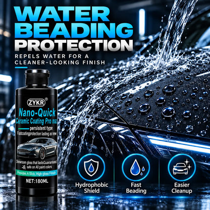 🎁Nano Ceramic Car Coating – High Gloss Hydrophobic Paint Sealant