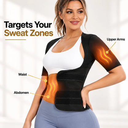 Women's Sweat Compression Shapewear Vest With Sculpting Fit