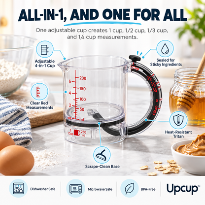 All-in-1 Adjustable Measuring Cup