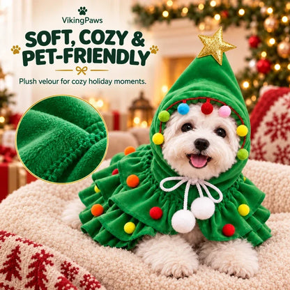 🎁Christmas Tree Dog Costume For Small Dogs &amp; Cats