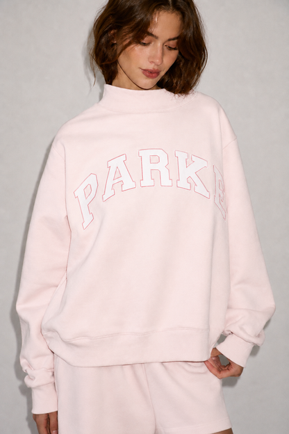 Women's Oversized Mock-Neck Sweatshirt