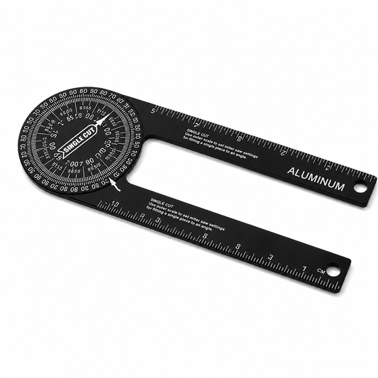 7.28-Inch Aluminum Miter Saw Protractor for Precise Cuts