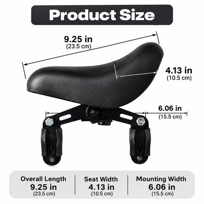 Front-Mounted Kids Bike Seat Set for Family Rides(3PCS)