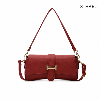 Vintage Vegan Leather Mini Shoulder Bag