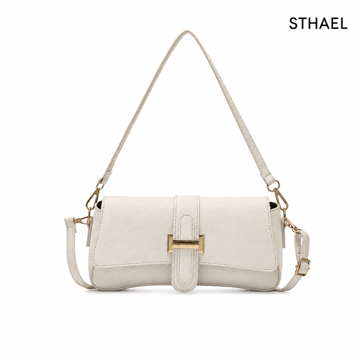 Vintage Vegan Leather Mini Shoulder Bag