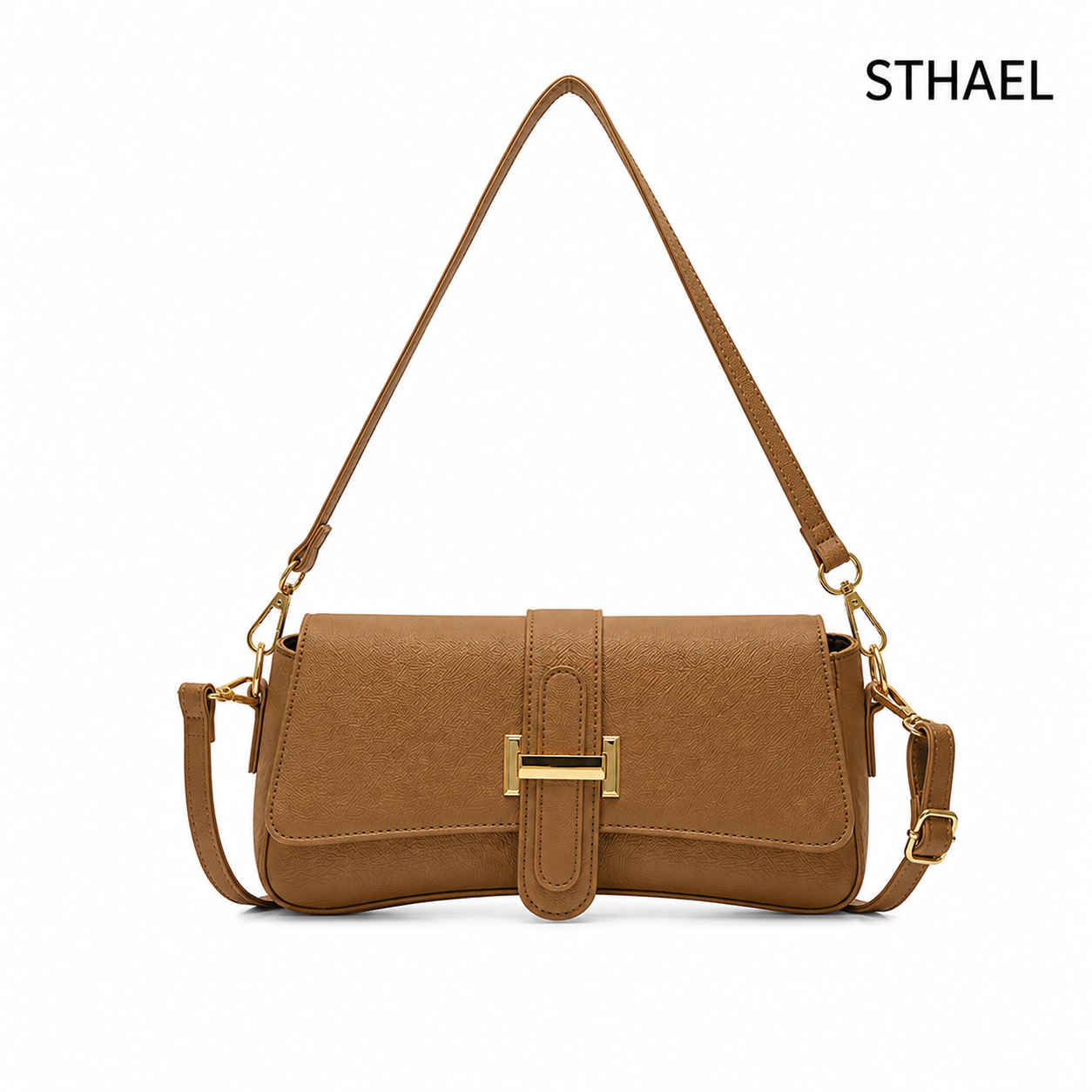 Vintage Vegan Leather Mini Shoulder Bag