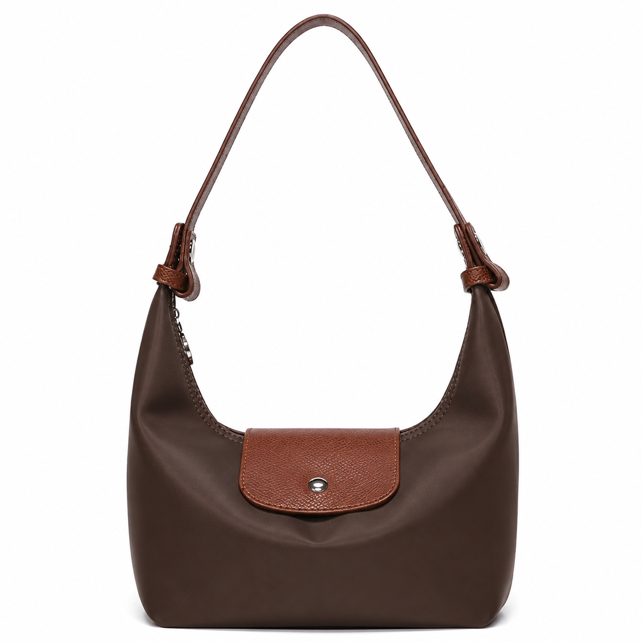 Women's Convertible Nylon Crescent Crossbody Bag