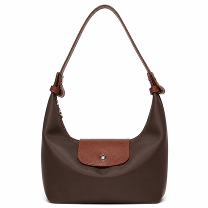 Women's Convertible Nylon Crescent Crossbody Bag