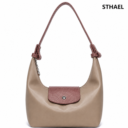Women's Convertible Nylon Crescent Crossbody Bag