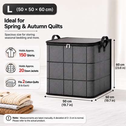 Storage Bag – Extra Large Moving & Closet Organizer for Bedding, Clothes & Blankets