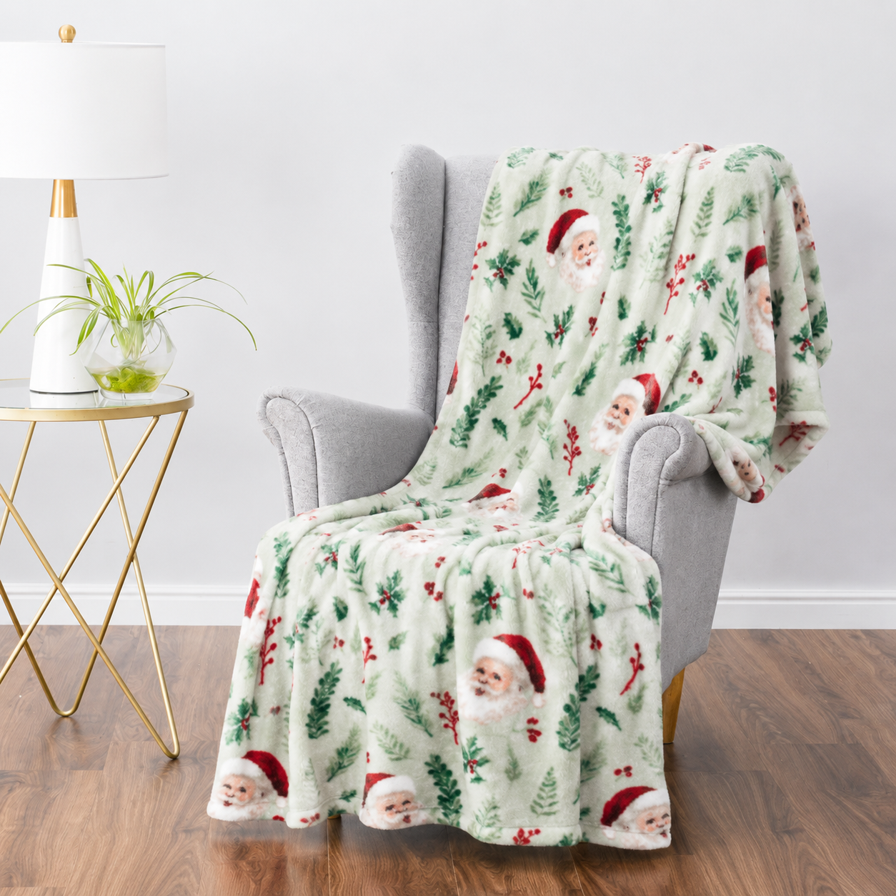 Oversized Halloween Plush Throw Blanket