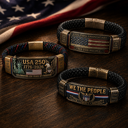 🔥Last Day 49% OFF🦅USA 250TM Freedom Legacy Bracelet (1776–2026)