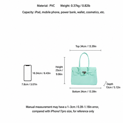Transparent Jelly Shoulder Bag for Women