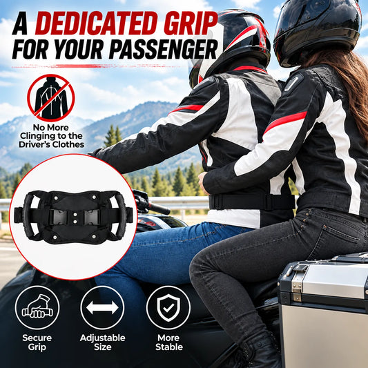 🎁Adjustable Motorcycle Passenger Grab Handle Strap