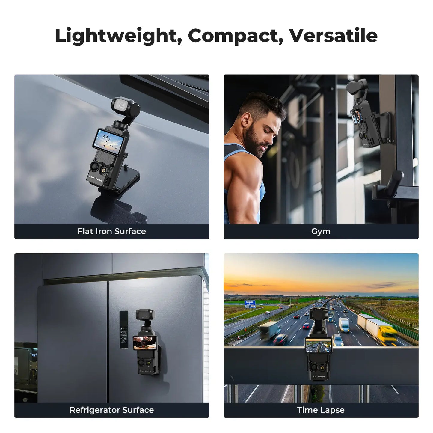📷🧲 Adjustable Magnetic Mount for DJI Osmo Pocket 3 – Desktop Stand + Multi-Function Adapter