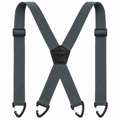👕 X-Back Hidden Suspenders 1.5" – Heavy Duty Work, Under Clothing, Unisex