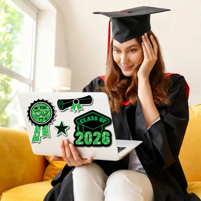 🎓 PSLEE 20Pcs Graduation Magnets 2026 – Congrats Grad Cap, for Cruise Door/Car/Fridge