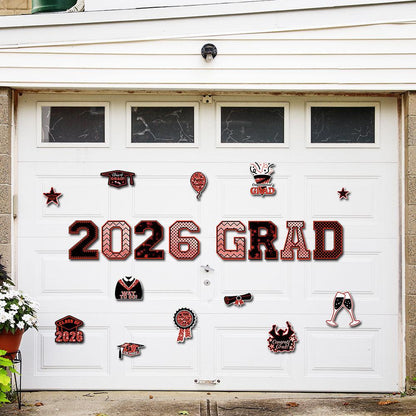 🎓 PSLEE 20Pcs Graduation Magnets 2026 – Congrats Grad Cap, for Cruise Door/Car/Fridge