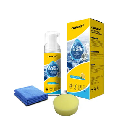 💨 Stop Scrubbing! QIFOR Pro Foam Cleaner – Deep Stain Removal for Car Interior & Home Furniture