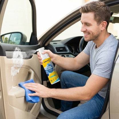 💨 Stop Scrubbing! QIFOR Pro Foam Cleaner – Deep Stain Removal for Car Interior & Home Furniture