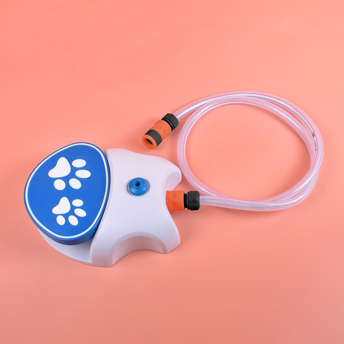 💦 Dog Water Fountain Toy – Step-On Activated Sprinkler, Outdoor Drinking + Play with Hose