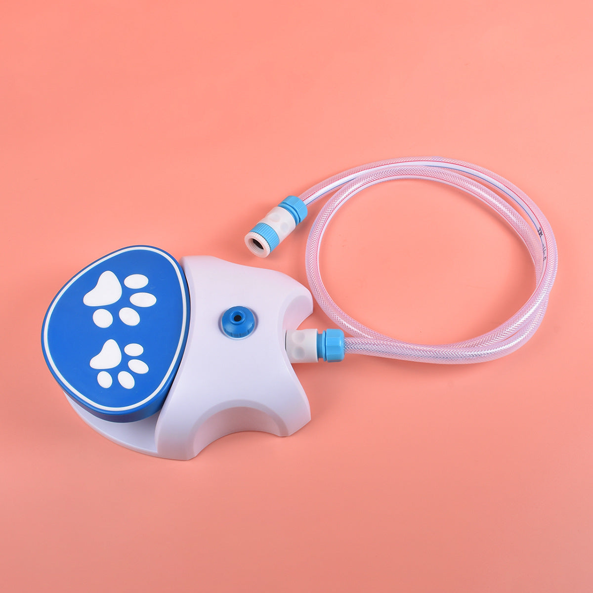 💦 Dog Water Fountain Toy – Step-On Activated Sprinkler, Outdoor Drinking + Play with Hose