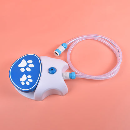 💦 Dog Water Fountain Toy – Step-On Activated Sprinkler, Outdoor Drinking + Play with Hose