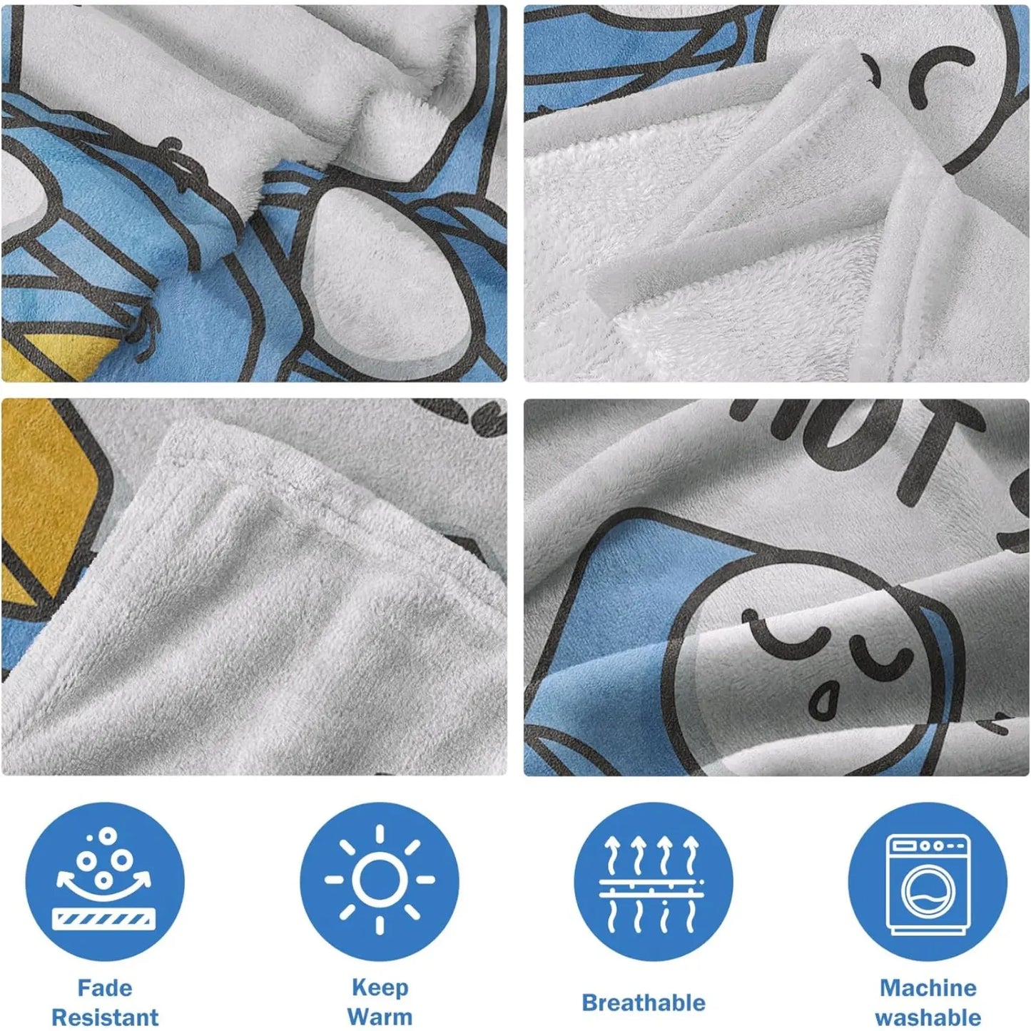 😂🛋️ “Dad Is Not Sleeping” Flannel Blanket – Funny Father's Day Gift for Dad/Husband, Super Soft Throw