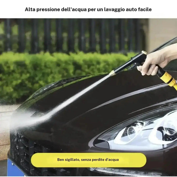 💦 Rociador de agua de alta presión ajustable –🔧Esencial portátil para el mantenimiento del coche y la limpieza de mascotas