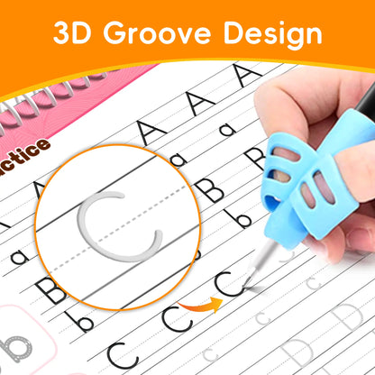 📚 TIMETOME Reusable Grooved Handwriting Workbook Set
