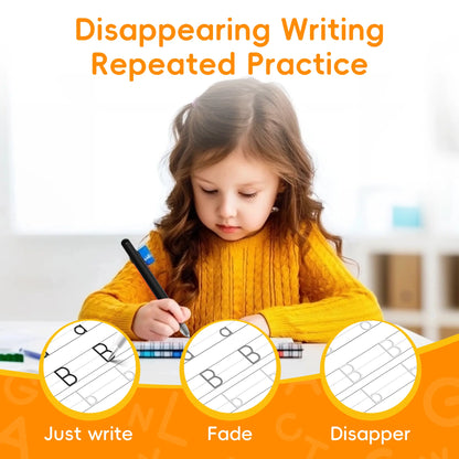 📚 TIMETOME Reusable Grooved Handwriting Workbook Set