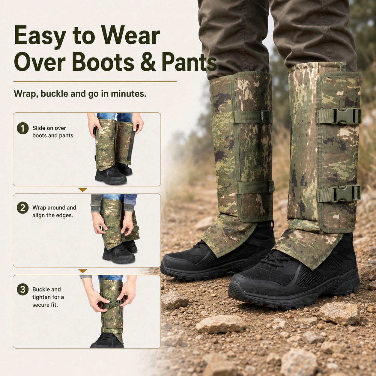 🎁Father's Day Hot Sale 30% OFF🔥Unisex Professional Snake Guard Gaiters