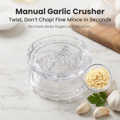Manual Garlic Twister & Masher, Multi-Functional Mincer