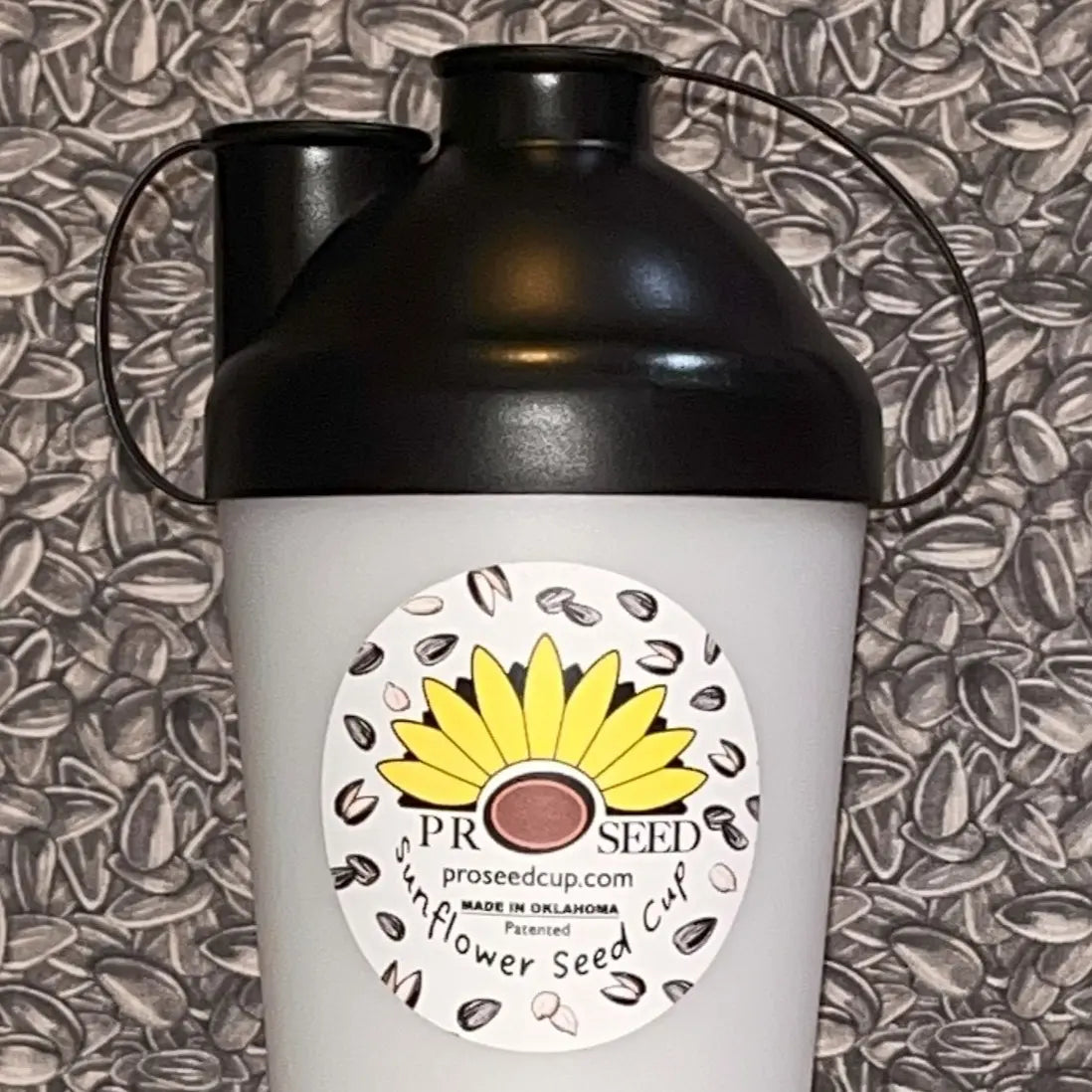 🌻🥜 ProSeed Sunflower Seed Snack Cup – Reusable Seed & Shell Holder, BPA-Free, Portable, Dishwasher Safe, Made in USA