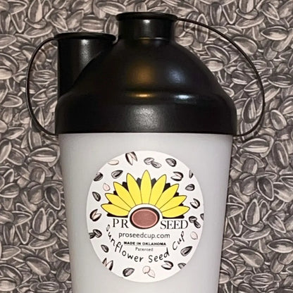 🌻🥜 ProSeed Sunflower Seed Snack Cup – Reusable Seed & Shell Holder, BPA-Free, Portable, Dishwasher Safe, Made in USA