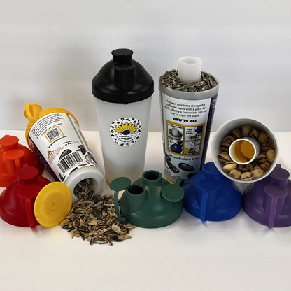 🌻🥜 ProSeed Sunflower Seed Snack Cup – Reusable Seed & Shell Holder, BPA-Free, Portable, Dishwasher Safe, Made in USA