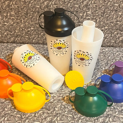🌻🥜 ProSeed Sunflower Seed Snack Cup – Reusable Seed & Shell Holder, BPA-Free, Portable, Dishwasher Safe, Made in USA