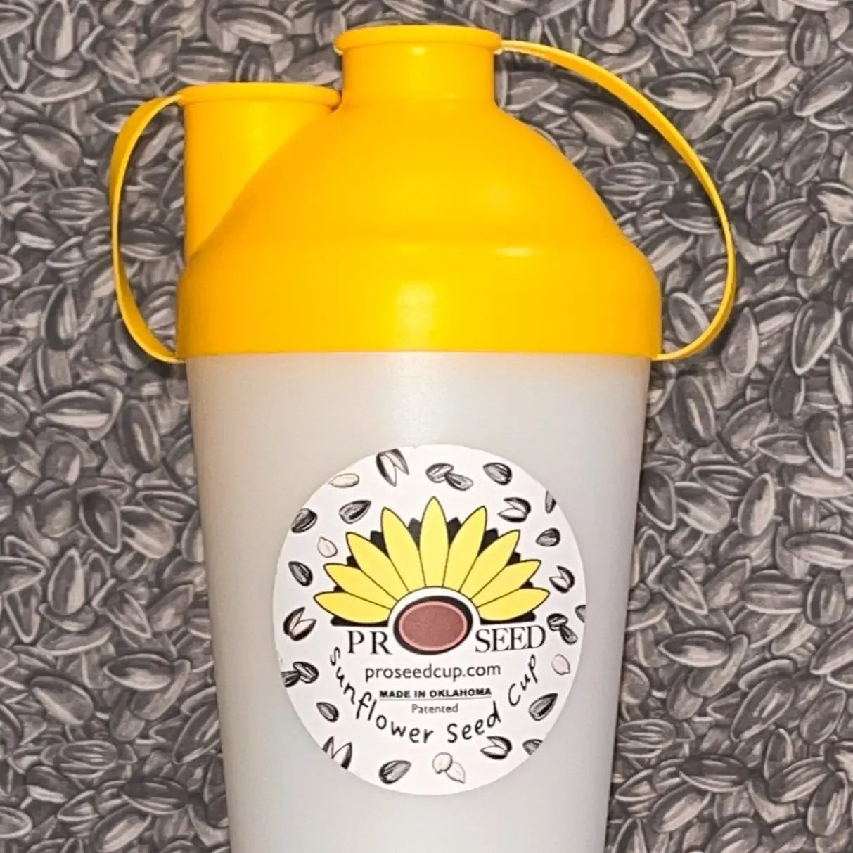 🌻🥜 ProSeed Sunflower Seed Snack Cup – Reusable Seed & Shell Holder, BPA-Free, Portable, Dishwasher Safe, Made in USA