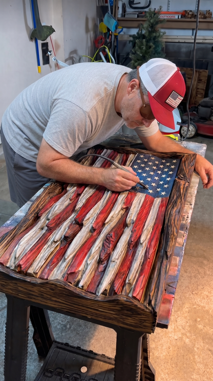 "The Battle Worn" Flag