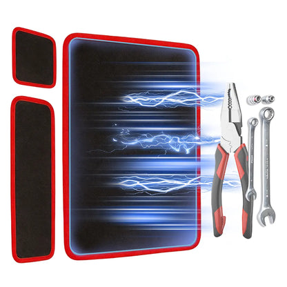 【FathersDayGift🎁】SEESE 3PCS Heavy-Duty Magnetic Tool Mats - Flexible Non-Slip PVC Organizer for Garage & Auto Repair