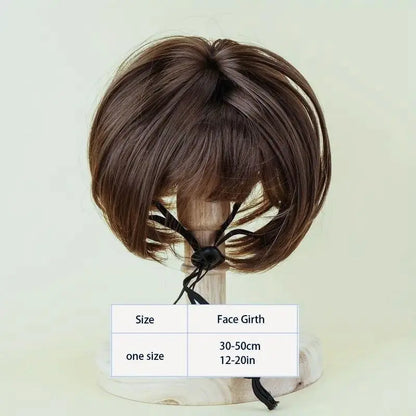 🐶🐱 Funny Pet Wig Headband, Cute Short Hair Accessories for Dogs & Cats 💝 Valentine's Gift