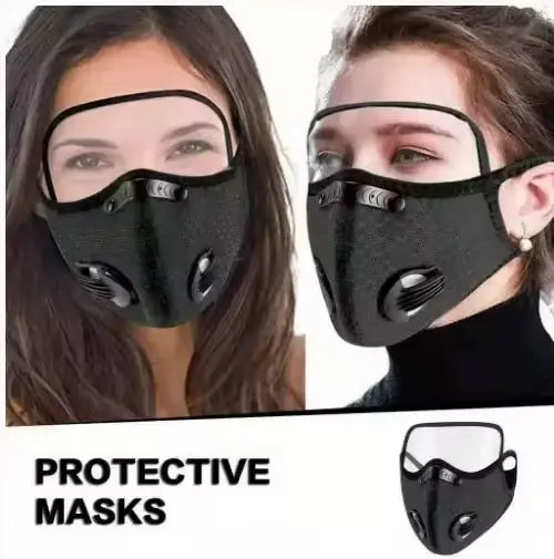 🌬️ Breathable Carbon Filter Mask ✨ Detachable & Adjustable for Sports, Gardening
