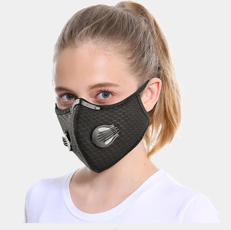 🌬️ Breathable Carbon Filter Mask ✨ Detachable & Adjustable for Sports, Gardening