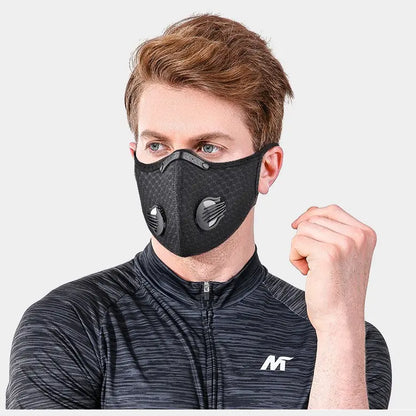🌬️ Breathable Carbon Filter Mask ✨ Detachable & Adjustable for Sports, Gardening