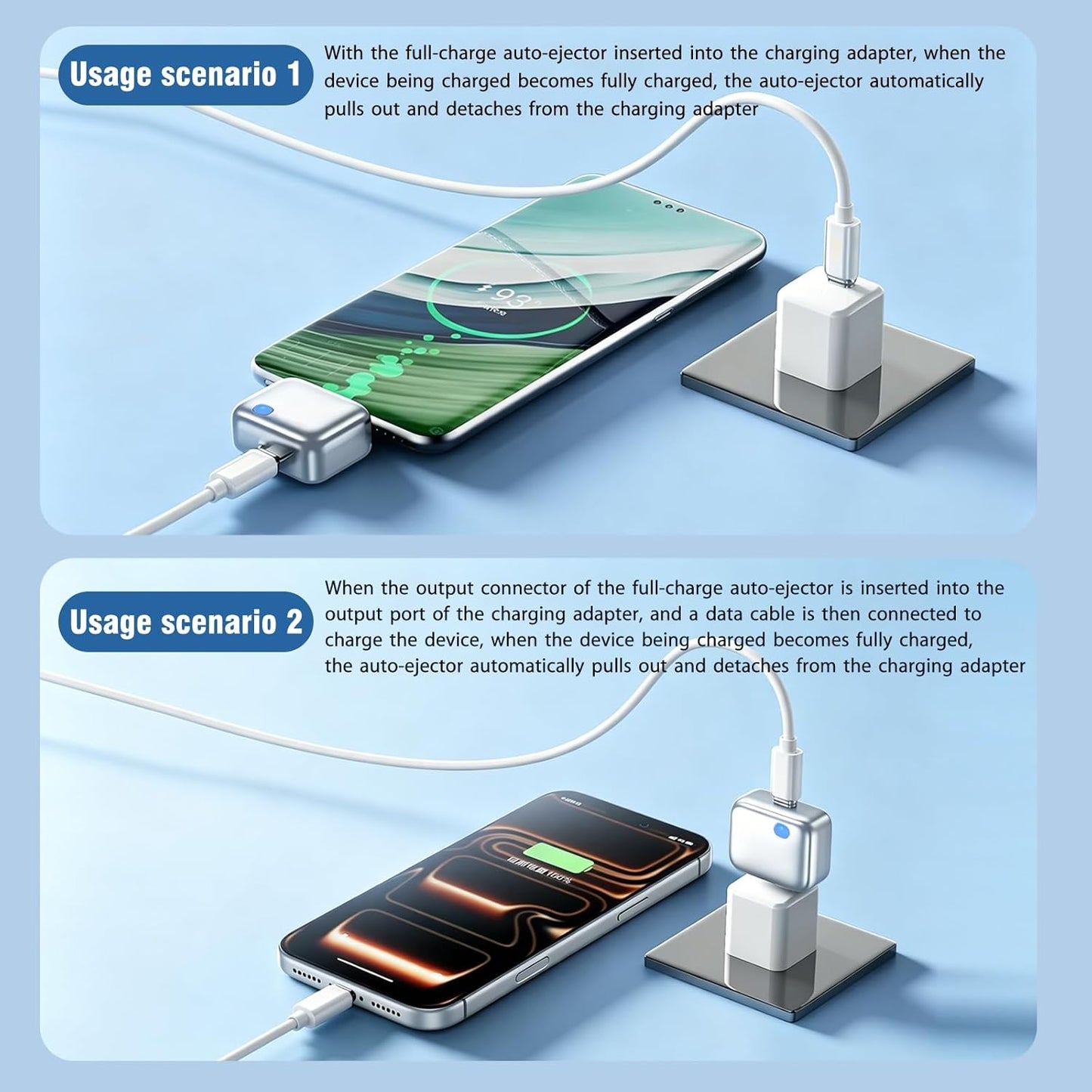 🔋 Battery Protection Charging Disconnector, 100W PD Compatible
