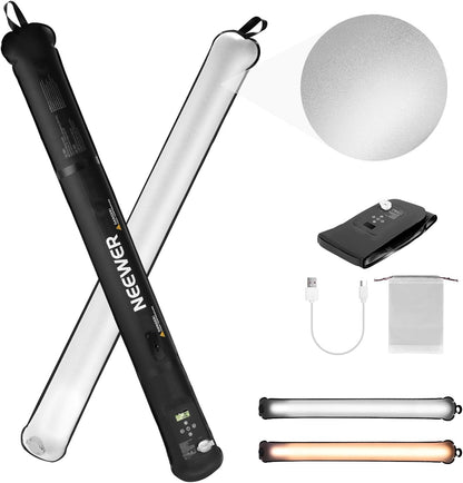 ✨ Inflatable LED Fill Light, 21W Bi-Color for Photography & Camping