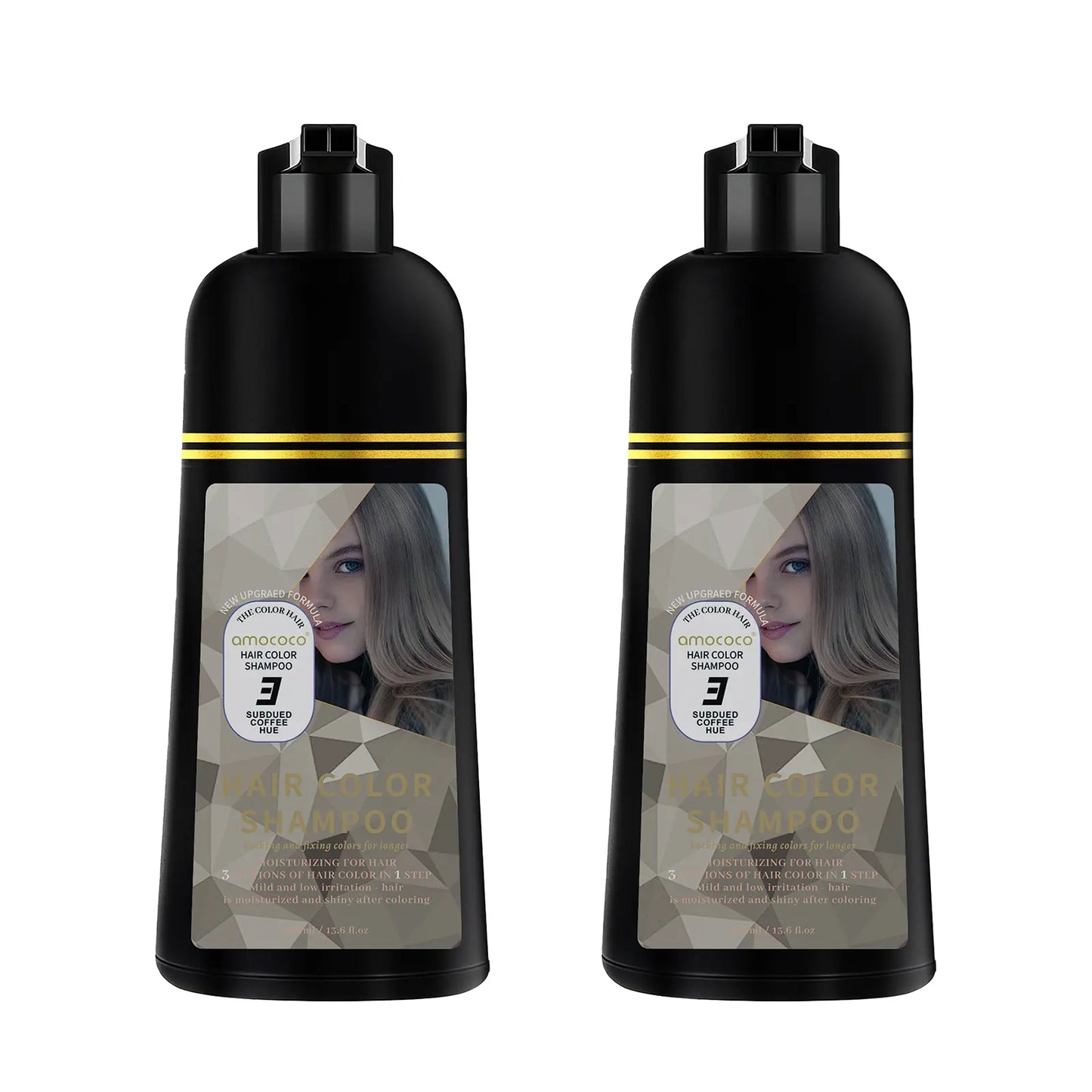 🧴3-in-1 Hair Dye Shampoo | Plant-Based, Long Lasting & Nourishing