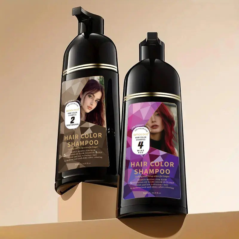 🧴3-in-1 Hair Dye Shampoo | Plant-Based, Long Lasting & Nourishing