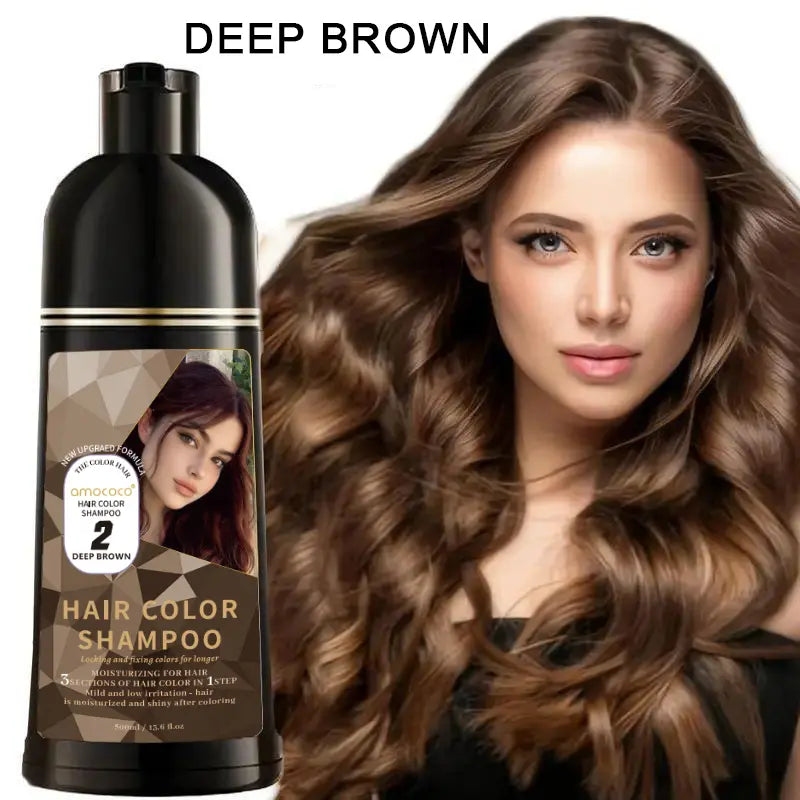 🧴3-in-1 Hair Dye Shampoo | Plant-Based, Long Lasting & Nourishing